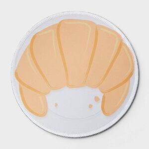 Croissant-Shaped Mouse Pad - Orange